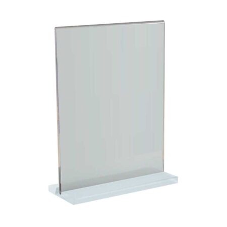ST-9355 Acrylic Desk Sign Holders in Transparent