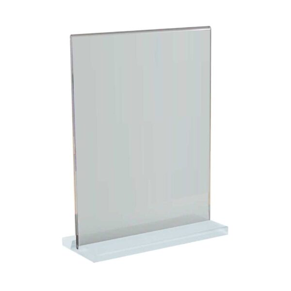ST-9355 Acrylic Desk Sign Holders in Transparent