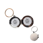 GN-1065 CUSTOM ROUND METAL KEYCHAIN