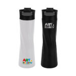 DW-7639 Double Wall SS Bottles Slim Waist Design Flip top Lid 500ml