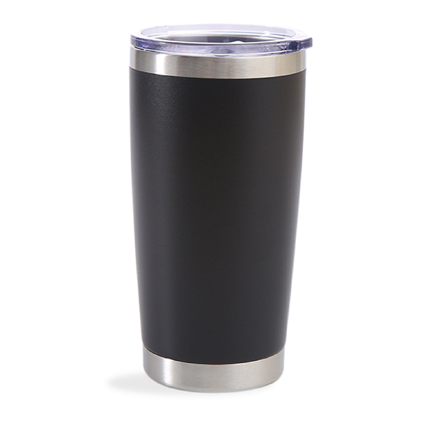DW-7678 DOUBLE WALL TRAVEL TUMBLER MUGS WITH CLEAR LID