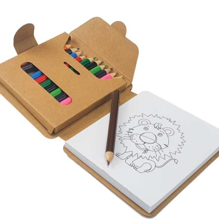 GN-1057 Drawing Pad with Color Pencils