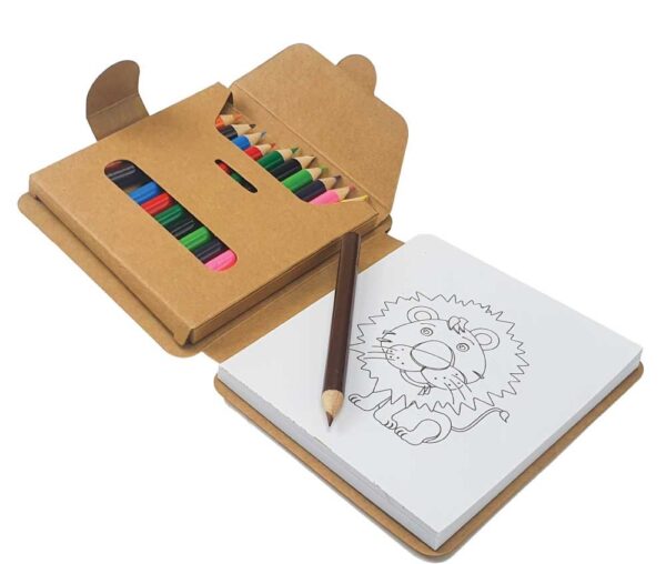 GN-1057 Drawing Pad with Color Pencils