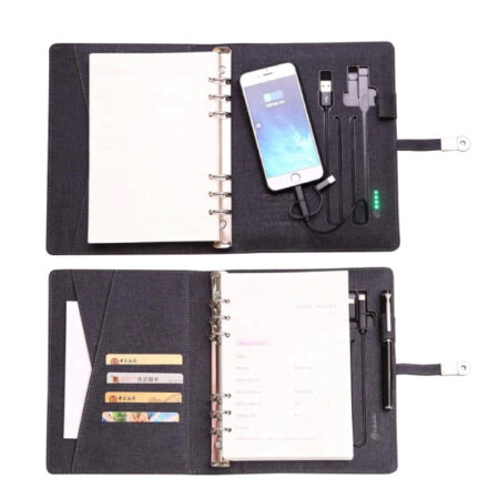 TG-7381 EXECUTIVE HI-TECH PORTFOLIO POWERBANK WITH WIRELESS CHARGING TECHNOLOGY