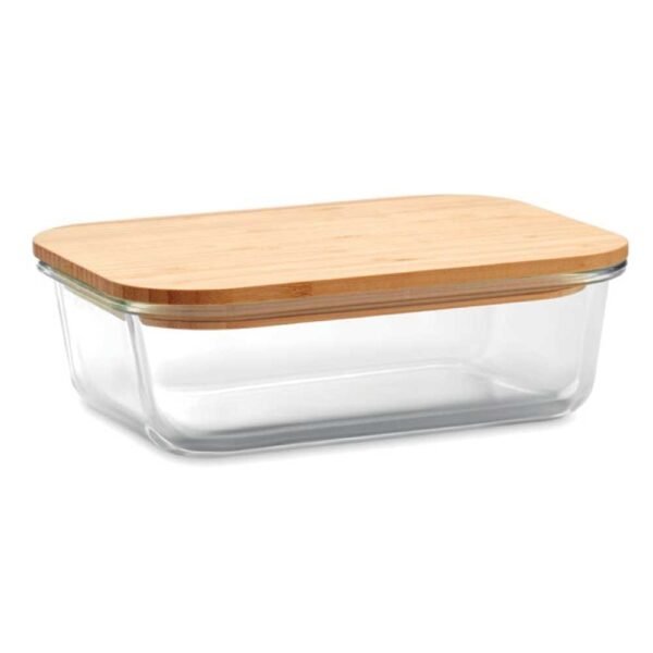 GN-1015 Glass Lunch Box with Bamboo Lid