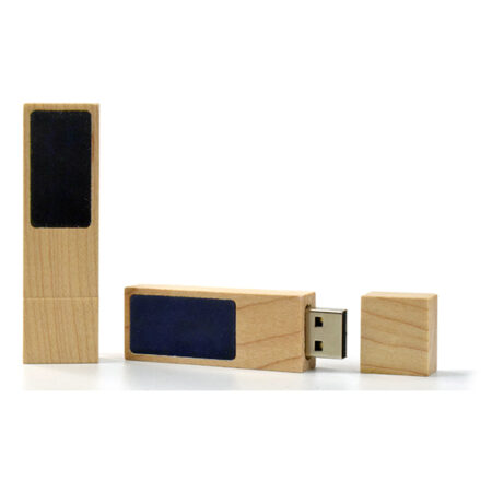 TG-73134 WOODEN LED LIGHT UP USB FLASH DRIVE