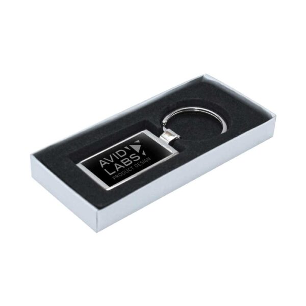 GN-1042 Rectangular Metal Keychains
