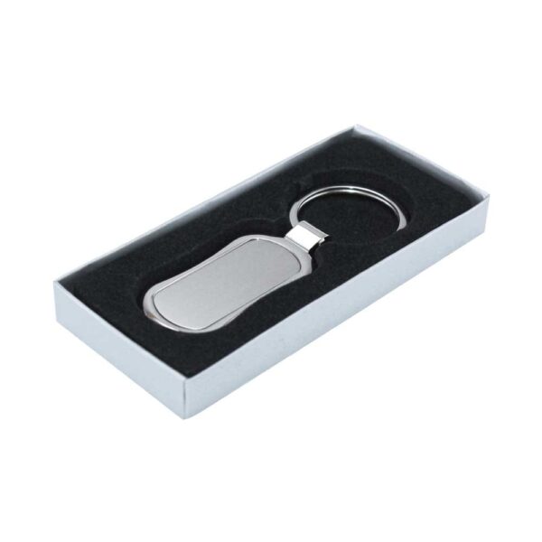 GN-1043 Rectangular Oval Metal Keychains