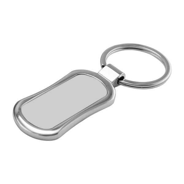 GN-1043 Rectangular Oval Metal Keychains