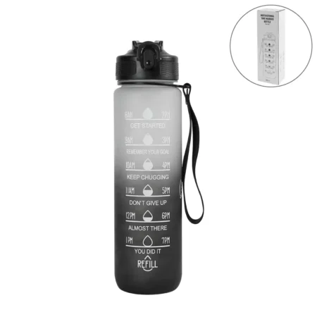 DW-7629 Motivational Time Marked Water Bottles 1000ml