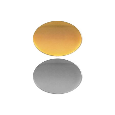 PB-815 Oval Flat Metal Badges