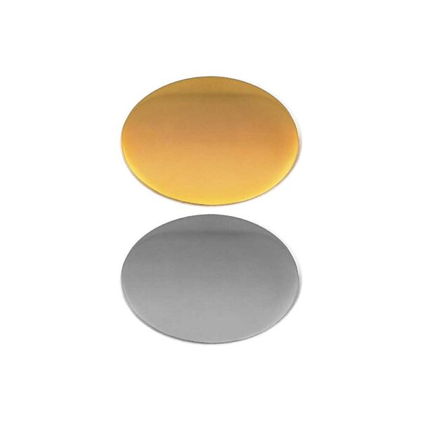 PB-815 Oval Flat Metal Badges