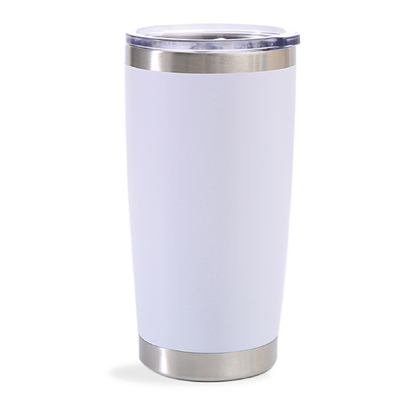 DW-7678 DOUBLE WALL TRAVEL TUMBLER MUGS WITH CLEAR LID
