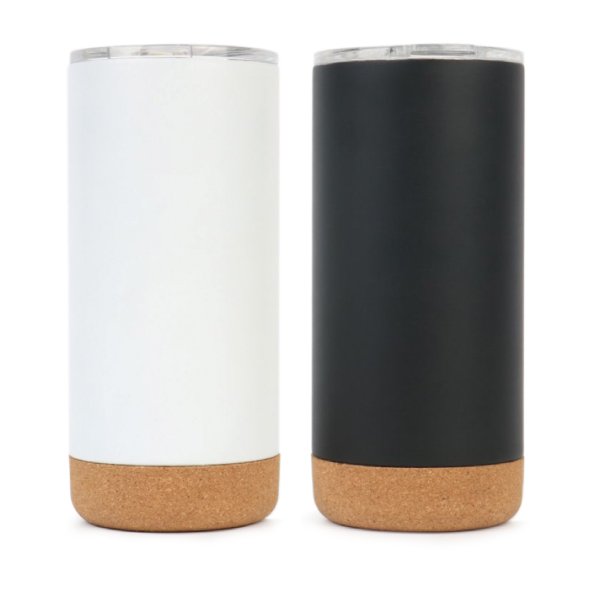 DW-7679 STAINLESS STEEL MUG WITH CORK BOTTOM
