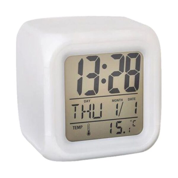 GN-1048 PERSONALIZED DIGITAL COLOR CHANING ALARM CLOCK