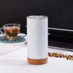 DW-7679 STAINLESS STEEL MUG WITH CORK BOTTOM