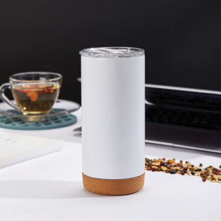 DW-7679 STAINLESS STEEL MUG WITH CORK BOTTOM