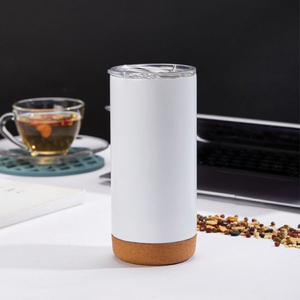 DW-7679 STAINLESS STEEL MUG WITH CORK BOTTOM