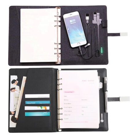 TG-7385 EXECUTIVE HI-TECH PORTFOLIO POWERBANK WITH WIRELESS CHARGING TECHNOLOGY
