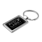 GN-1042 Rectangular Metal Keychains