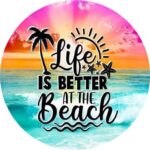 GN-1046 Custom Round Coaster