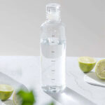 DW-7675 TRANSPARENT BOROSILICATE WATER BOTTLE