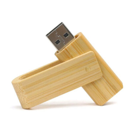 TG-73136 WOODEN SWIVEL USB FLASH DRIVE