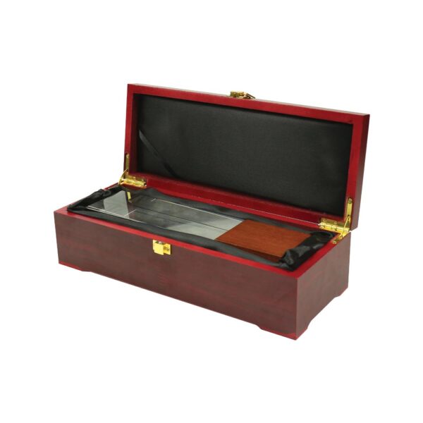 8063 Crystal Awards with Wooden Base