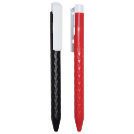 ST-9553 PLASTIC PENS WITH PRISM DESIGN BARREL
