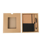 CG-86129 Cork Notebook & Pen Corporate Gift Set