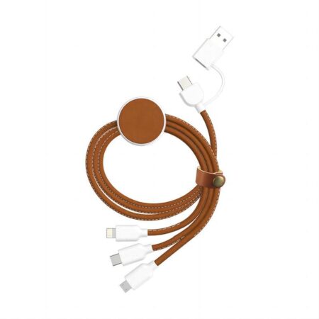 KOPER – @memorii Recycled 6 in 1 Charging Cable – White