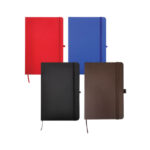 ST-9302 Leather Notebooks with Elastic Band, Calendar, Pen Holder