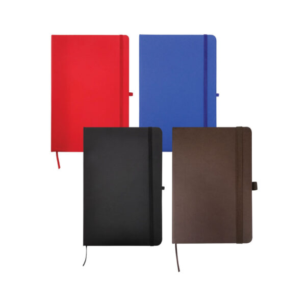 ST-9302 Leather Notebooks with Elastic Band, Calendar, Pen Holder