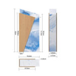 AT-8057  Recycled Award - Ocean Swirl