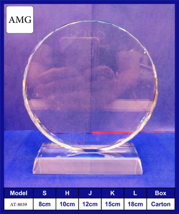 AT-8062 ROUND CRYSTAL SHIELD
