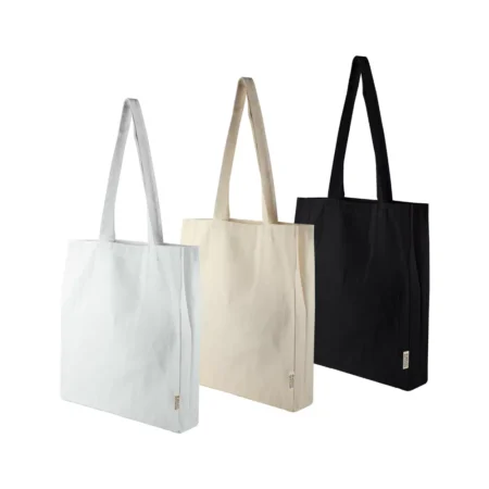 BG-9008 Recycled Cotton Tote Bags with Gusset 8 Oz