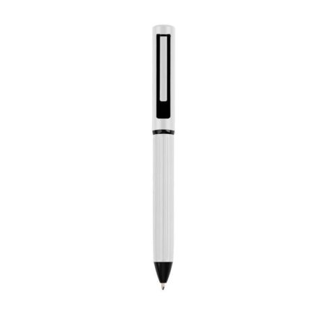 [WIMP 5230] MIJAS – Metal Pen – White