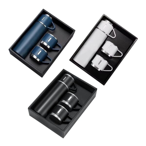 DW-76104 Family Set of Vacuum Flask & Two Cups