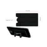 TG-73184 SILICONE PHONE WALLET WITH STAND