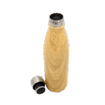 DW-76136 Stainless Steel Water Bottle with Wood Print