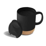 DW-76123 Ceramic Mug with Cork and Lid