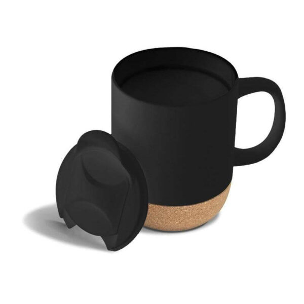 DW-76123 Ceramic Mug with Cork and Lid