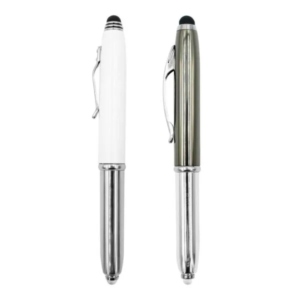 ST-9421 Metal Pens with Stylus and Light