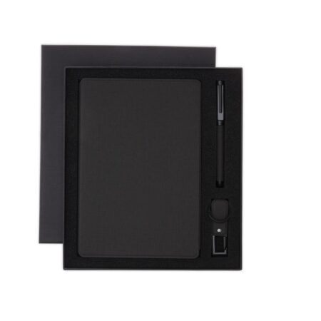 CG-86134 Sustainable Gift Set with Refillable Notebook, Pen & USB Keychain