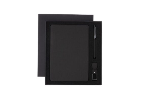 CG-86134 Sustainable Gift Set with Refillable Notebook, Pen & USB Keychain