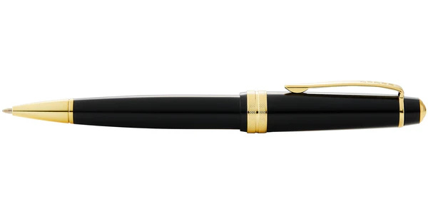 ST-9568 Polished Black Resin Ballpoint Pen