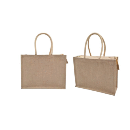 BG-9110 JUTE BAG WITH ZIPPER
