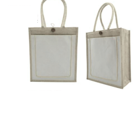 BG-9121 JUTE /CANVAS WITH ROPE LINE POCKET