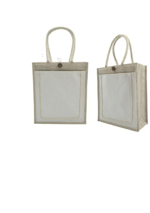 BG-9121 JUTE /CANVAS WITH ROPE LINE POCKET