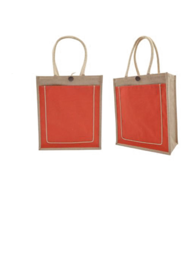 BG-9122 JUTE /CANVAS WITH ROPE LINE POCKET